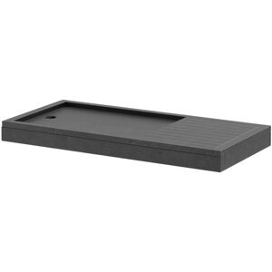 Wholesale Domestic - Pearlstone Slate 1700mm x 800mm x 40mm Rectangular Walk In Shower Tray and Plinth Wholesale Domestic - Pearlstone Slate 1700mm x 800mm x 40mm Rectangular Walk In Shower Tray and Plinth