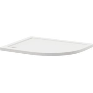 Wholesale Domestic - Pearlstone Slip Resistant 1000mm x 800mm x 40mm Right Hand Offset Quadrant Shower Tray Wholesale Domestic - Pearlstone Slip Resistant 1000mm x 800mm x 40mm Right Hand Offset Quadrant Shower Tray