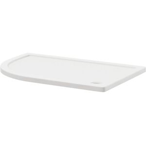 Wholesale Domestic - Pearlstone Slip Resistant 1200mm x 800mm x 40mm Left Hand Offset Quadrant Shower Tray Wholesale Domestic - Pearlstone Slip Resistant 1200mm x 800mm x 40mm Left Hand Offset Quadrant Shower Tray