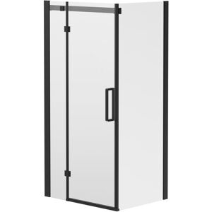 Wholesale Domestic - Series 10 Colore Matt Black Inline 1000mm x 760mm Hinged Door Shower Enclosure Wholesale Domestic - Series 10 Colore Matt Black Inline 1000mm x 760mm Hinged Door Shower Enclosure