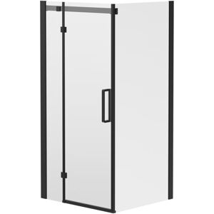 Wholesale Domestic - Series 10 Colore Matt Black Inline 1000mm x 900mm Hinged Door Shower Enclosure Wholesale Domestic - Series 10 Colore Matt Black Inline 1000mm x 900mm Hinged Door Shower Enclosure