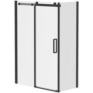 Wholesale Domestic - Series 10 Colore Matt Black Roller 1400mm x 700mm Sliding Door Shower Enclosure Wholesale Domestic - Series 10 Colore Matt Black Roller 1400mm x 700mm Sliding Door Shower Enclosure