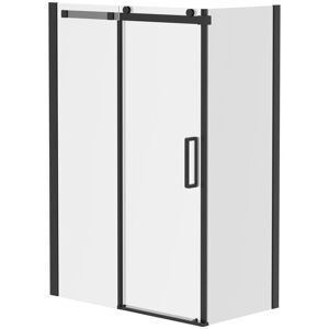 Wholesale Domestic - Series 10 Colore Matt Black Roller 1400mm x 760mm Sliding Door Shower Enclosure Wholesale Domestic - Series 10 Colore Matt Black Roller 1400mm x 760mm Sliding Door Shower Enclosure
