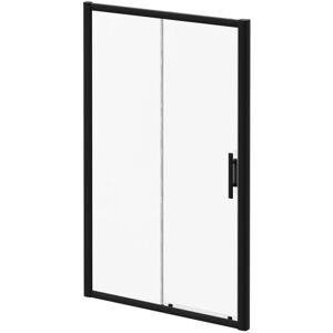 Wholesale Domestic - Series 8 Plus Matt Black 1200mm Sliding Shower Door Wholesale Domestic - Series 8 Plus Matt Black 1200mm Sliding Shower Door