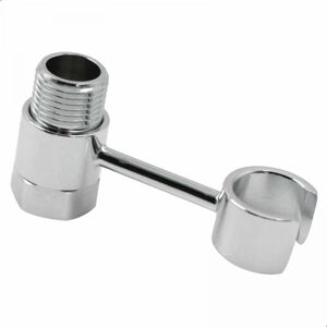 Ymyny - x 20 mm shower head holder, 360° adjustable universal bracket, wall mount for bathroom toilet shower, manually replaceable, no drilling Ymyny - x 20 mm shower head holder, 360° adjustable universal bracket, wall mount for bathroom toilet shower, manually replaceable, no drilling