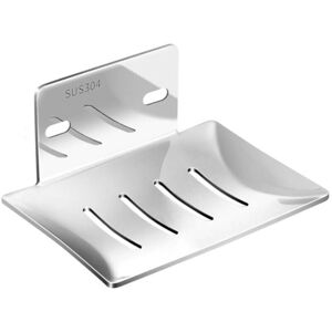 YMYNY Stainless Steel Soap Holder No Drilling Required for Wall Mounting, Self-Adhesive Shower Soap Dish for Storing Sponges, Brushes, Soap for Bathroom, YMYNY Stainless Steel Soap Holder No Drilling Required for Wall Mounting, Self-Adhesive Shower Soap Dish for Storing Sponges, Brushes, Soap for Bathroom,