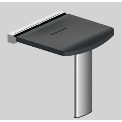 AKW Onyx Fold Up Shower Seat - Black AKW Onyx Fold Up Shower Seat - Black