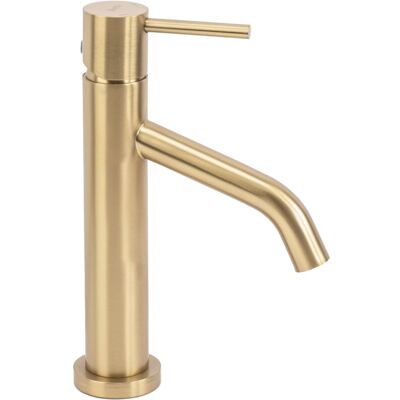 Rea Bathroom Faucet - Gold - Ceramic Handle - Modern Design Rea Bathroom Faucet - Gold - Ceramic Handle - Modern Design