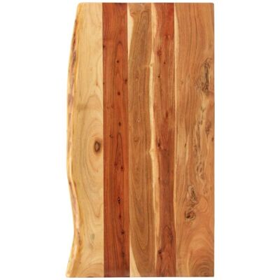vidaXL Solid Acacia Wood Bathroom Vanity Top Wooden Countertop Vanity Top - Bathroom Vanity Top vidaXL Solid Acacia Wood Bathroom Vanity Top Wooden Countertop Vanity Top - Bathroom Vanity Top