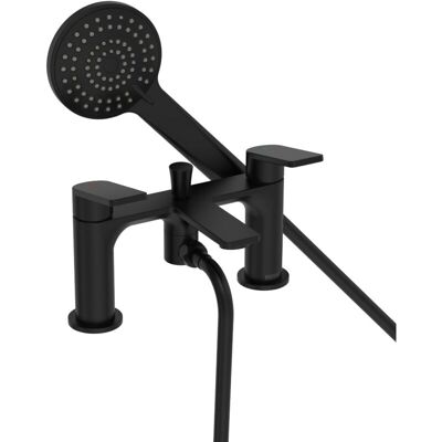 Bristan Frammento Bsm Black Deck Mounted Bath Shower Mixer Tap - Bath Shower Mixer Tap Bristan Frammento Bsm Black Deck Mounted Bath Shower Mixer Tap - Bath Shower Mixer Tap