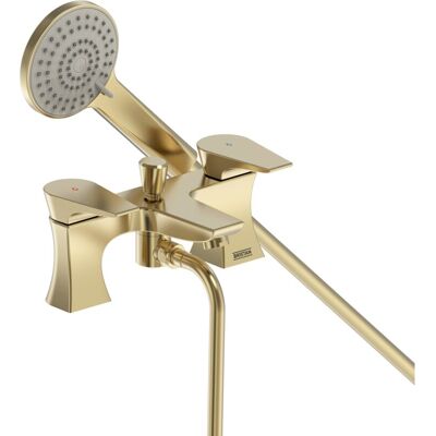 Bristan Hourglass Deck Mounted Bath Shower Mixer Tap Hose Head - bath shower mixer tap Bristan Hourglass Deck Mounted Bath Shower Mixer Tap Hose Head - bath shower mixer tap