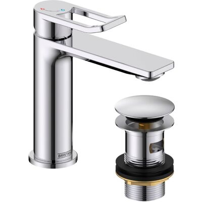 Bristan Saffron Eco Start Basin Mixer Tap - Chrome Bristan Saffron Eco Start Basin Mixer Tap - Chrome