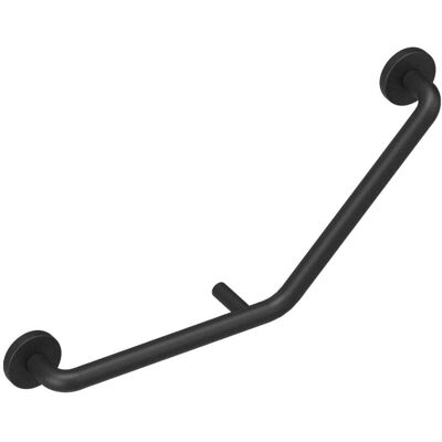 COSMIC Grab rail 49cm, Elbow shape, Matt Black up to 150kg, ARCHITECT Collection COSMIC Grab rail 49cm, Elbow shape, Matt Black up to 150kg, ARCHITECT Collection
