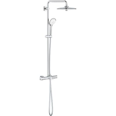 Grohe Euphoria Shower System 260 - Thermostatic Wall-Mount Chrome Shower Set Grohe Euphoria Shower System 260 - Thermostatic Wall-Mount Chrome Shower Set
