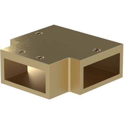 Brushed Brass Flat Shower Screen Support Arm t Piece - FIX081 - Hudson Reed Brushed Brass Flat Shower Screen Support Arm t Piece - FIX081 - Hudson Reed