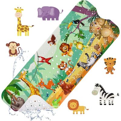 Linghhang - Non-Slip Baby Bath Mat, 100x40cm Anti Slip Bath Mat Heavy Duty Shower Mat with 200 Suction Cups for Kids and Baby, bpa Free pvc Material Linghhang - Non-Slip Baby Bath Mat, 100x40cm Anti Slip Bath Mat Heavy Duty Shower Mat with 200 Suction Cups for Kids and Baby, bpa Free pvc Material