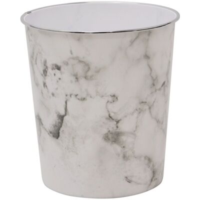 JVL Small Marble Waste Paper Bin - Waste Paper Bin JVL Small Marble Waste Paper Bin - Waste Paper Bin