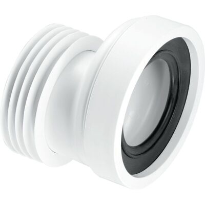 McAlpine WC-CON4 20mm Offset Rigid WC Connector - 110mm McAlpine WC-CON4 20mm Offset Rigid WC Connector - 110mm