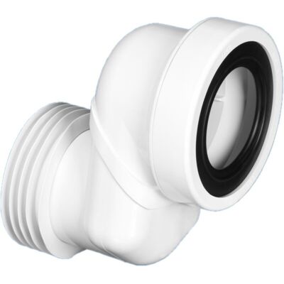 McAlpine Offset 8cm WC Connector in ABS McAlpine Offset 8cm WC Connector in ABS