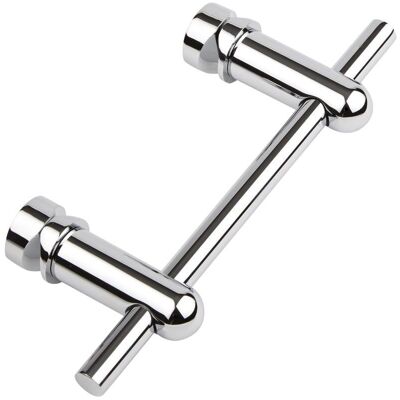 Milano - Modern Chrome Towel Rail for Aruba Vertical Radiator - 230mm Milano - Modern Chrome Towel Rail for Aruba Vertical Radiator - 230mm