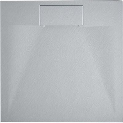 Beliani Azzurro Rectangular Shower Tray - Natural Stone Effect Beliani Azzurro Rectangular Shower Tray - Natural Stone Effect