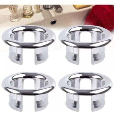 OEM 4 Pcs Overflow Ring, Electrolytic Ring Bathroom Decoration, Sink Accessories Used In Kitchen, Sink, Bathroom OEM 4 Pcs Overflow Ring, Electrolytic Ring Bathroom Decoration, Sink Accessories Used In Kitchen, Sink, Bathroom