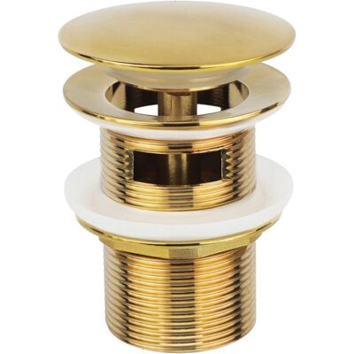 OEM Gold Freestanding Bathtub Drain Plug, Compatible With The Freestanding Bathtub Drain Connection Kit OEM Gold Freestanding Bathtub Drain Plug, Compatible With The Freestanding Bathtub Drain Connection Kit