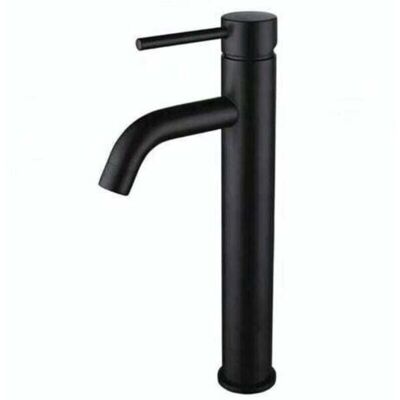 OEM Tall Bathroom Faucet Single Handle Vessel Sink Faucet One Hole Bowl Basin Mixer With Water Supply Lines, Matte Black OEM Tall Bathroom Faucet Single Handle Vessel Sink Faucet One Hole Bowl Basin Mixer With Water Supply Lines, Matte Black