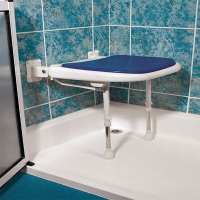 Akw - 4000 Series Standard Padded Shower Seat Blue Akw - 4000 Series Standard Padded Shower Seat Blue