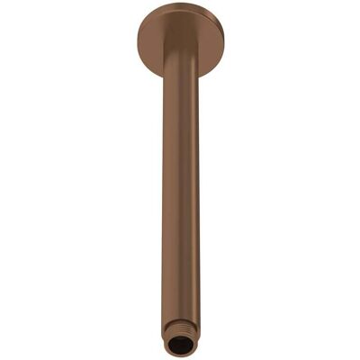 Nuie Round Ceiling Mounted Shower Arm 300mm Length - Brushed Bronze Nuie Round Ceiling Mounted Shower Arm 300mm Length - Brushed Bronze