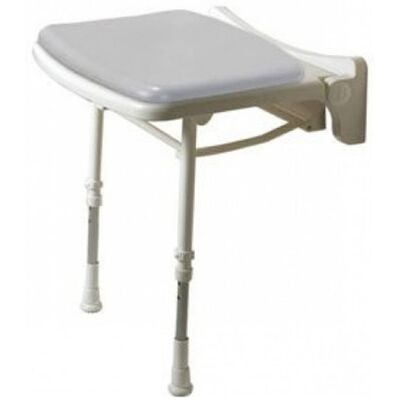 Akw - 2000 Series Standard Fold Up Shower Seat - Grey Padded Akw - 2000 Series Standard Fold Up Shower Seat - Grey Padded