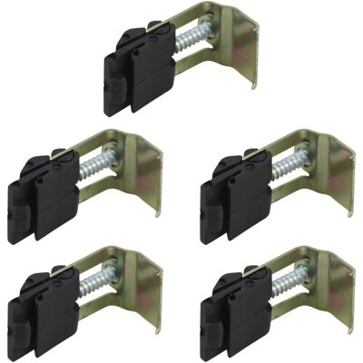 Ccykxa Set Of 5 Stainless Steel Clips, Under Sink Kitchen Fixing Clips, Sink Accessories, Adjustable Arc Recessed, Stainless Steel Kitchen Clips, Suitable For Laundry Rooms, Shower Rooms Ccykxa Set Of 5 Stainless Steel Clips, Under Sink Kitchen Fixing Clips, Sink Accessories, Adjustable Arc Recessed, Stainless Steel Kitchen Clips, Suitable For Laundry Rooms, Shower Rooms
