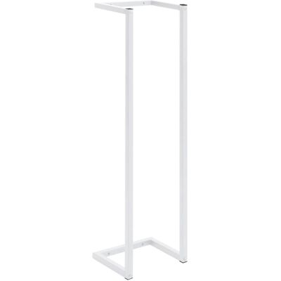 vidaXL 25x20x95 cm White Steel Towel Rack - Bathroom Storage vidaXL 25x20x95 cm White Steel Towel Rack - Bathroom Storage