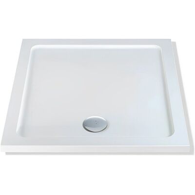 Mx Low Profile Square Shower Tray 900x900mm White - Shower Tray Mx Low Profile Square Shower Tray 900x900mm White - Shower Tray