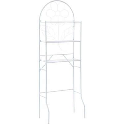 vidaXL Toilet Rack White 60x33x174cm - Bathroom Shelf vidaXL Toilet Rack White 60x33x174cm - Bathroom Shelf