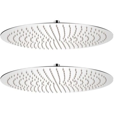 vidaXL 50cm Rain Shower Head Stainless Steel - Shower Head vidaXL 50cm Rain Shower Head Stainless Steel - Shower Head