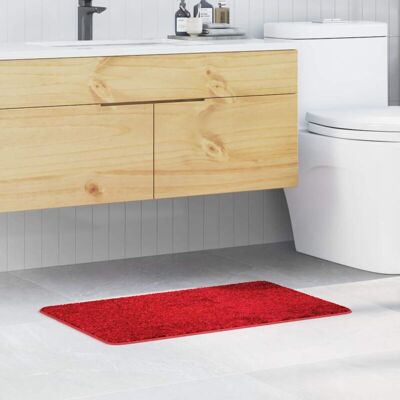 vidaXL Bath Mat Red - Rectangular Modern Cotton 50x80cm vidaXL Bath Mat Red - Rectangular Modern Cotton 50x80cm