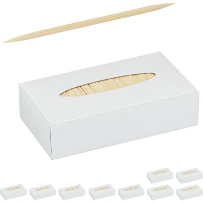 RELAXDAYS - 10000-pack - Brown - 6.5 cm - Toothpicks RELAXDAYS - 10000-pack - Brown - 6.5 cm - Toothpicks