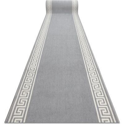 Rugsx - Runner bcf morad Grek greek grey 80 cm grey 80x350 cm Rugsx - Runner bcf morad Grek greek grey 80 cm grey 80x350 cm