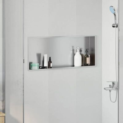 Vidaxl - Shower Niche Silver 75 x 30 x 9.5 cm Stainless Steel Vidaxl - Shower Niche Silver 75 x 30 x 9.5 cm Stainless Steel