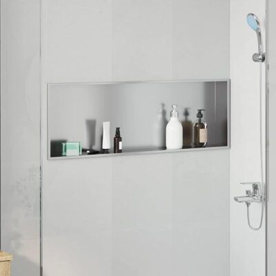 Vidaxl - Shower Niche Silver 90 x 30 x 9.5 cm Stainless Steel Vidaxl - Shower Niche Silver 90 x 30 x 9.5 cm Stainless Steel