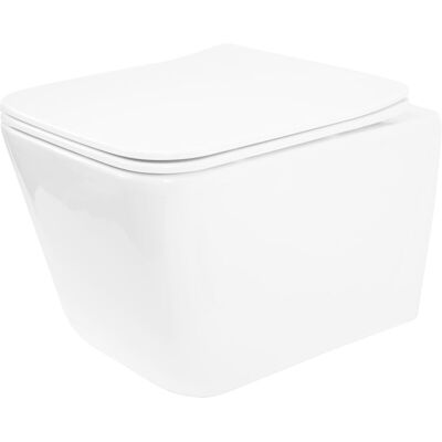 REA Julio Rimless White Toilet - Toilet Bowl REA Julio Rimless White Toilet - Toilet Bowl