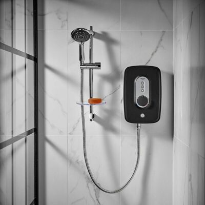 Triton - Danzi - 9.5kW - Black - Electric Shower Triton - Danzi - 9.5kW - Black - Electric Shower