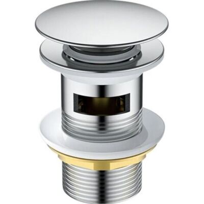 MCBOSON Universal Pop Up Automatic Sink Drain Stopper Chrome Overflow Bathroom Vessel Sink Drain MCBOSON Universal Pop Up Automatic Sink Drain Stopper Chrome Overflow Bathroom Vessel Sink Drain