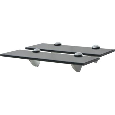 Floating Shelves 2 pcs Glass 30x10 cm 8 mm Vidaxl Floating Shelves 2 pcs Glass 30x10 cm 8 mm Vidaxl