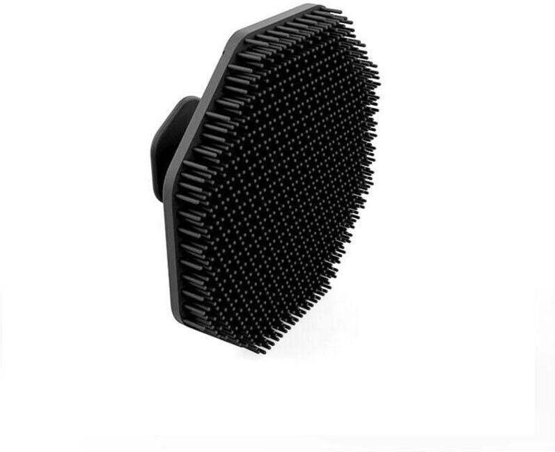 Ymyny - Black) Silicone Body Bath Brush with Hook, Gentle Exfoliation, Massage Bath Brush for Babies and Adults mumu