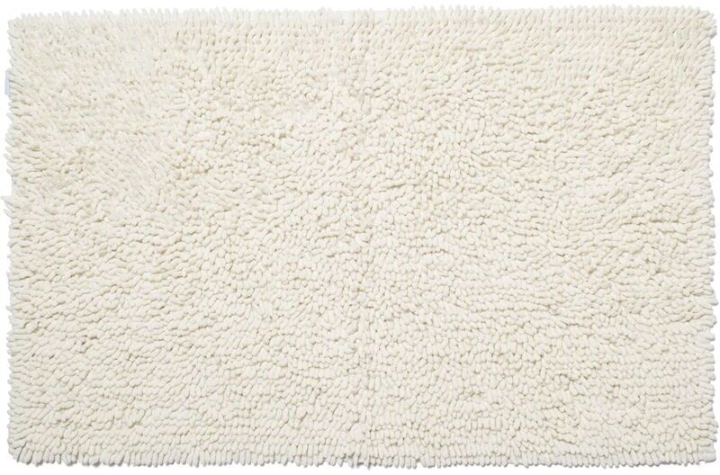 Croydex - Slip Resistant Cream Bath Mat, Cotton Bathroom Rug