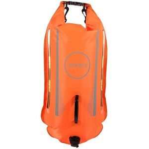 2 led Light Backpack Swim Safety Buoy/Dry Bag (28L) Orange - Orange - Zone3