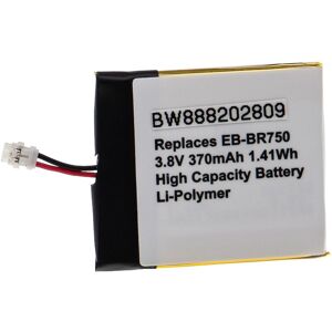 Vhbw - Battery Replacement for Samsung EB-BR750, EB-BR750ABE for Smartwatch Watch Fitness Bracelet (370mAh, 3.8V, Li-Polymer) Vhbw - Battery Replacement for Samsung EB-BR750, EB-BR750ABE for Smartwatch Watch Fitness Bracelet (370mAh, 3.8V, Li-Polymer)