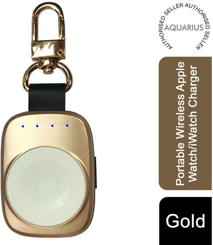 Aquarius - Portable Wireless Apple Watch/iWatch Charger - Gold